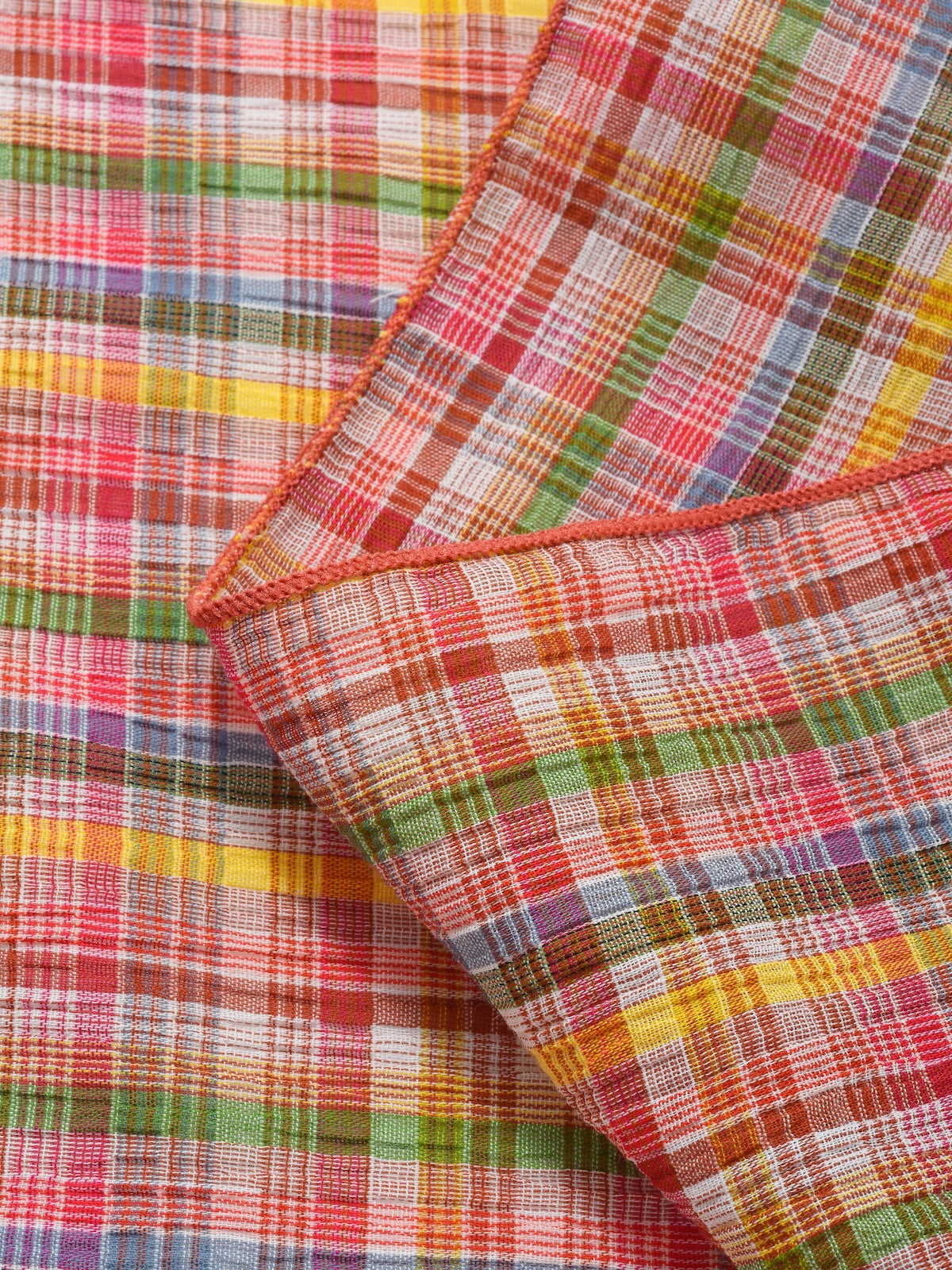 Scarvii Soft Check Pattern Triangle Scarf