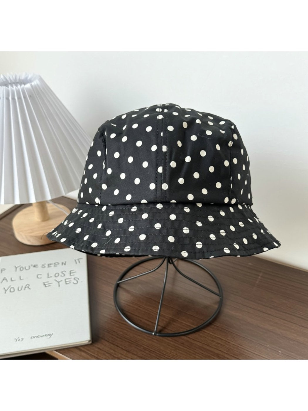 Haila - Simple Pattern Wide Brim Bucket Hat
