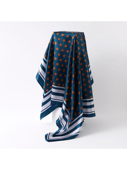 Scarvii - Elegant Polka Dot Neck Scarf