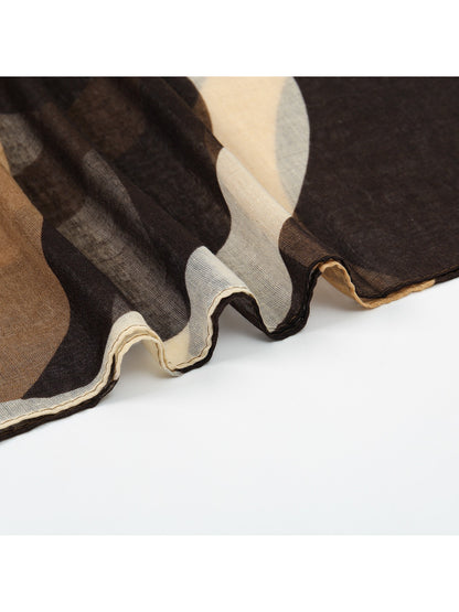 Scarvii - Abstract Curve Print Spring Scarf