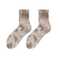 Rufia - Unisex Tie-Dye Mid-Calf Socks - Trendy & Comfort