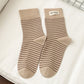Rufia - Striped Mid-Calf Socks