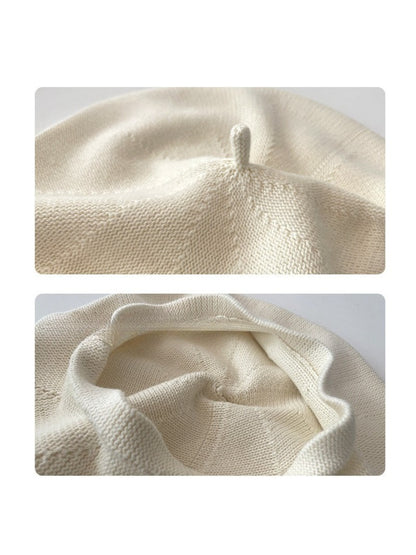Haila - Soft Classic Knit Beret Hat