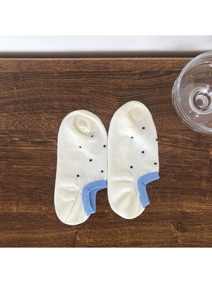 Rufia - Playful Dot Pattern Low Ankle Socks