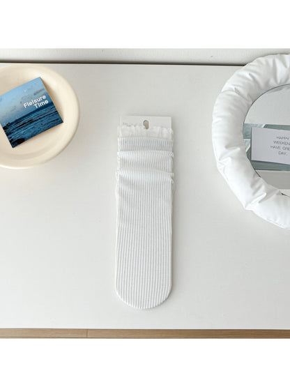Rufia - Soft Ribbed Frill Edge Crew Socks product image 6