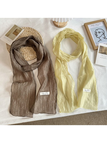 Scarvii - Minimal Long Narrow Neck Styling Scarf