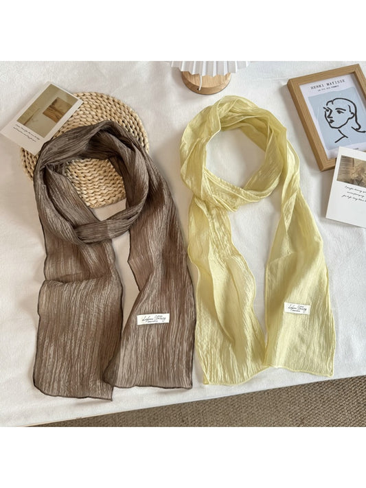 Scarvii - Minimal Long Narrow Neck Styling Scarf