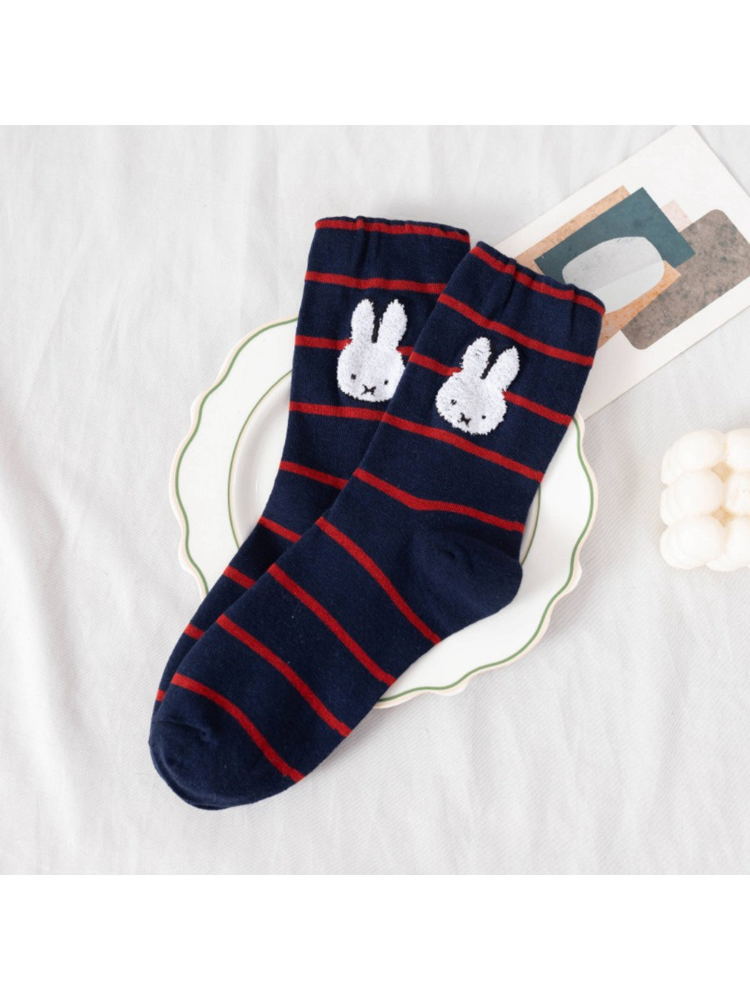 Rufia - Bunny Stripe Crew Socks product image 6