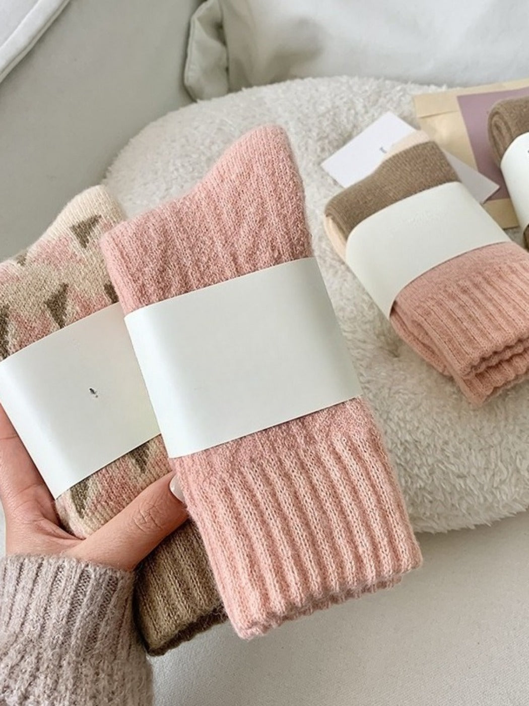 Rufia - Sweet Thick Mid-Calf Winter Socks