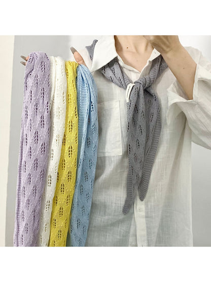 Scarvii - Sweet Style Knit Look Triangle Bandana