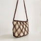 Cosbai - Woven Hollow Shoulder Bag