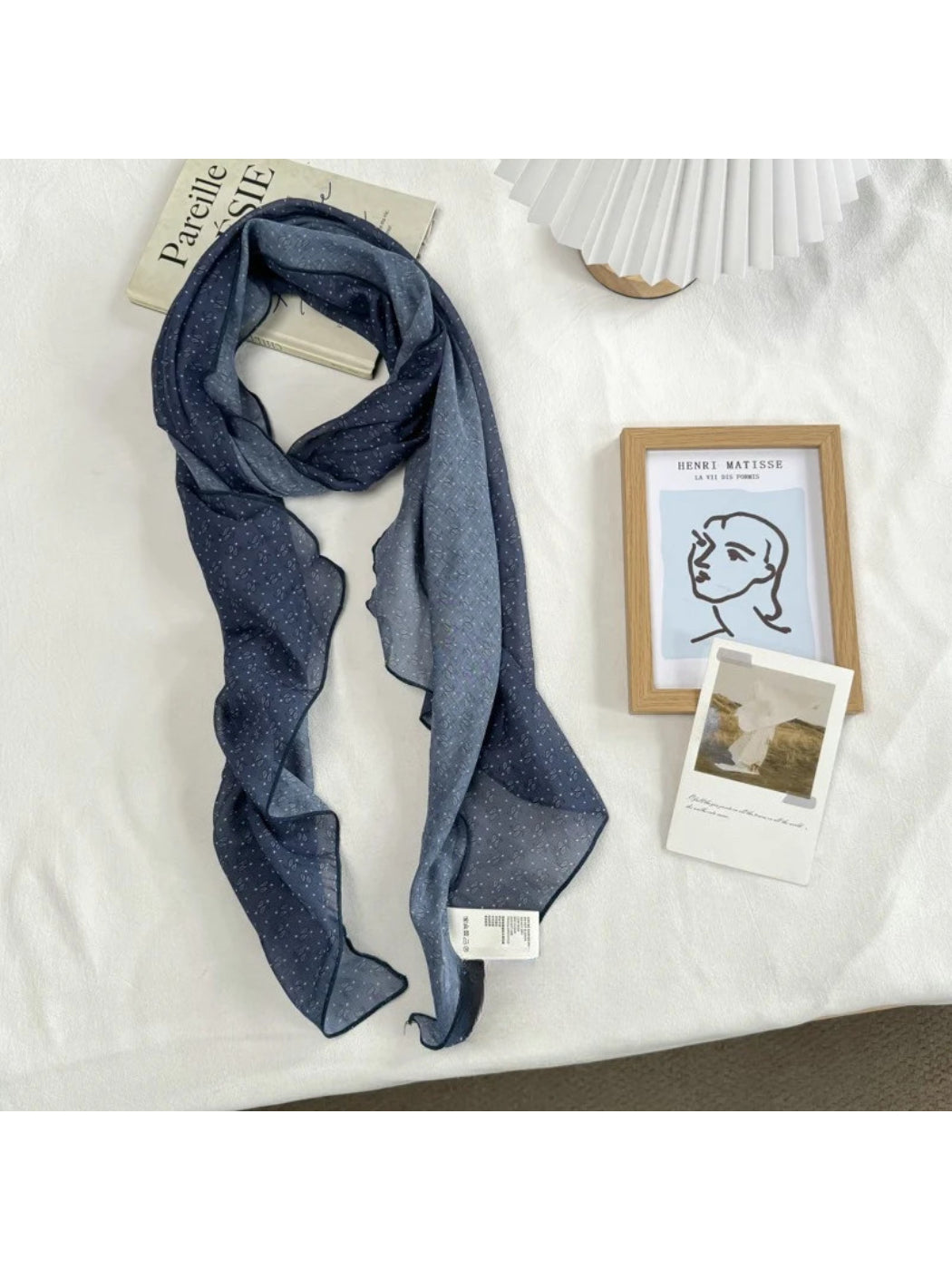 Scarvii - Classic Paisley Print Narrow Scarf
