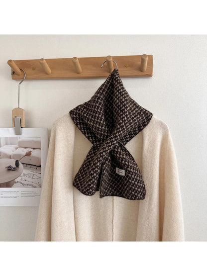 Scarvii - Fuzzy Textured Surface Narrow Scarf
