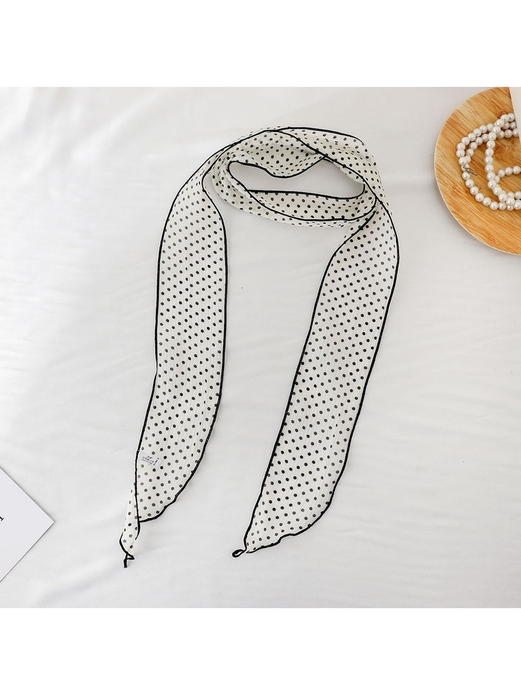 Scarvii - Fresh Floral Long Narrow Scarf