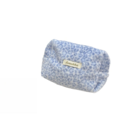 Cosbai – Leopard Plush Makeup Pouch