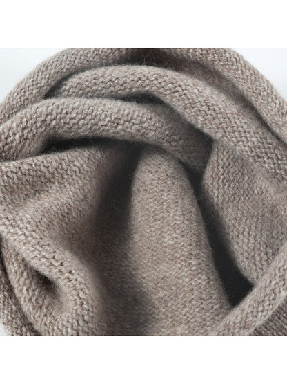 Haila - Relaxed Rolled-Edge Slouch Knit Beanie