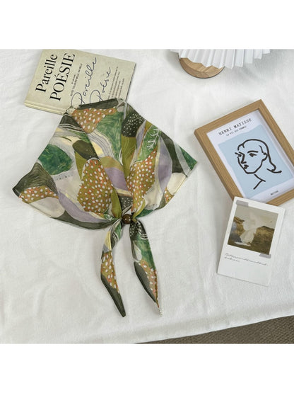 Scarvii - Patterned Everyday Fashion Triangle Scarf