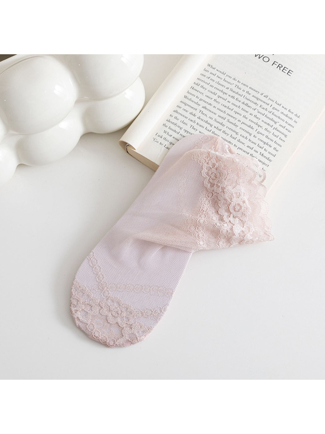 Rufia - Sheer Lace Ankle Socks product image 5
