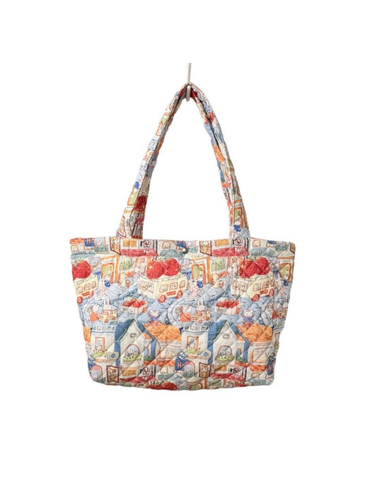 Cosbai – Quilted Cartoon Tote Bag
