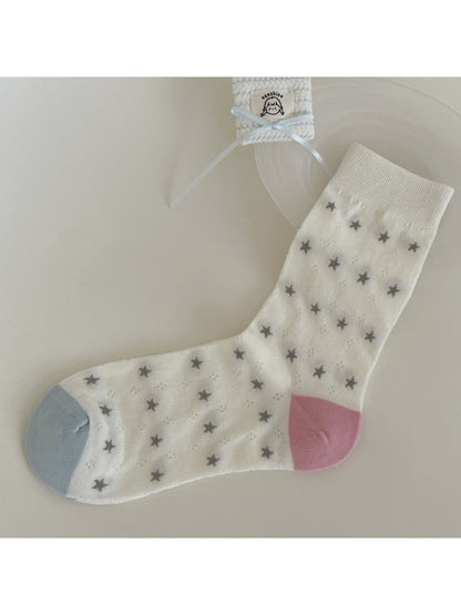 Rufia - Cute Cartoon Patterns Casual Crew Socks