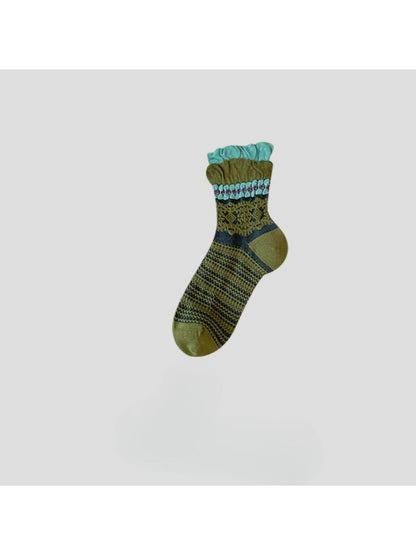 Rufia - Crafted Texture Crew Socks