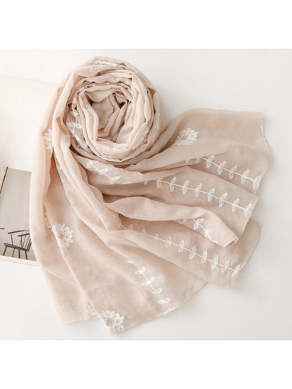 Scarvii - Modern Motif Trim Soft Scarf