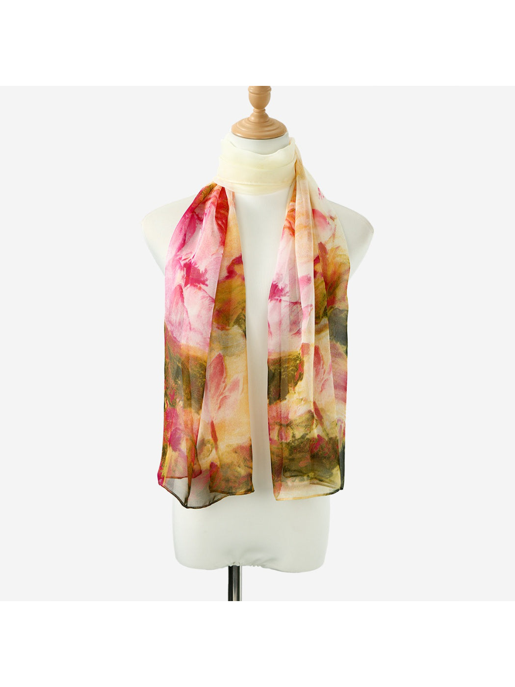Scarvii - Spring Summer Watercolor Floral Scarf