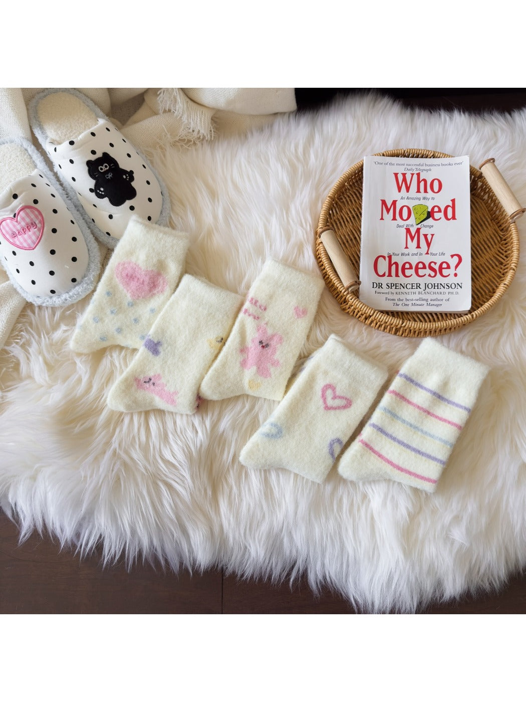 Rufia - Thicken Warm Socks with Cute Cartoon Pattern