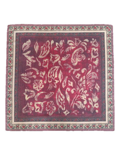 Scarvii Abstract Floral Square Scarf