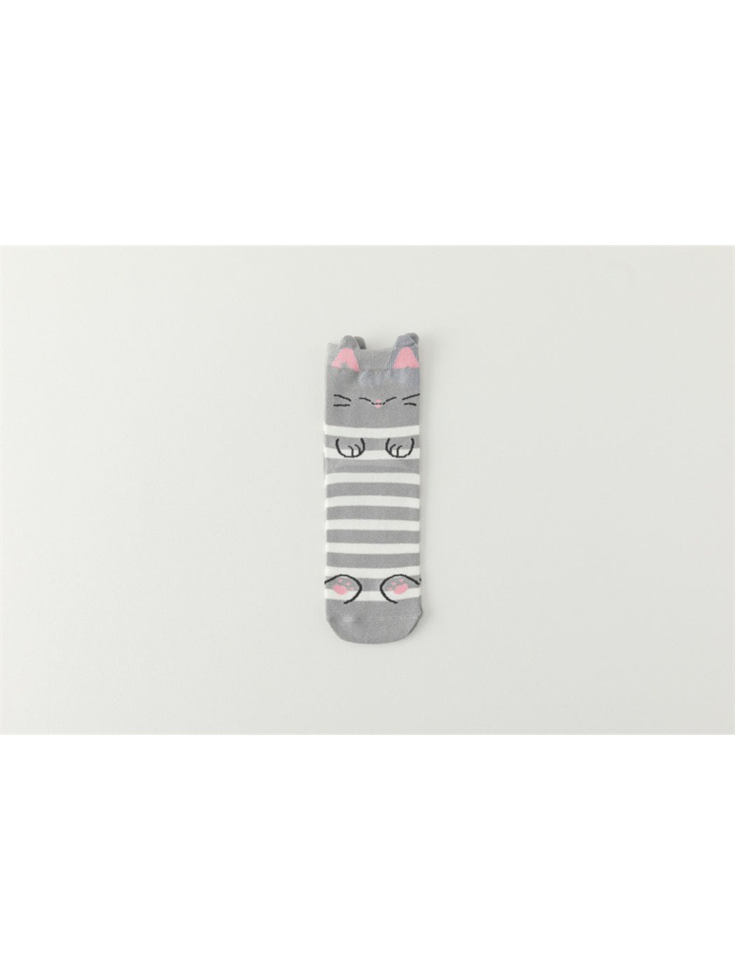 Rufia - Playful Kitty Faces Crew Socks
