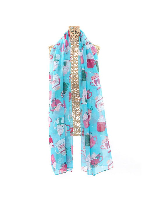 Scarvii - Autumn & Winter Scarf with Christmas Print
