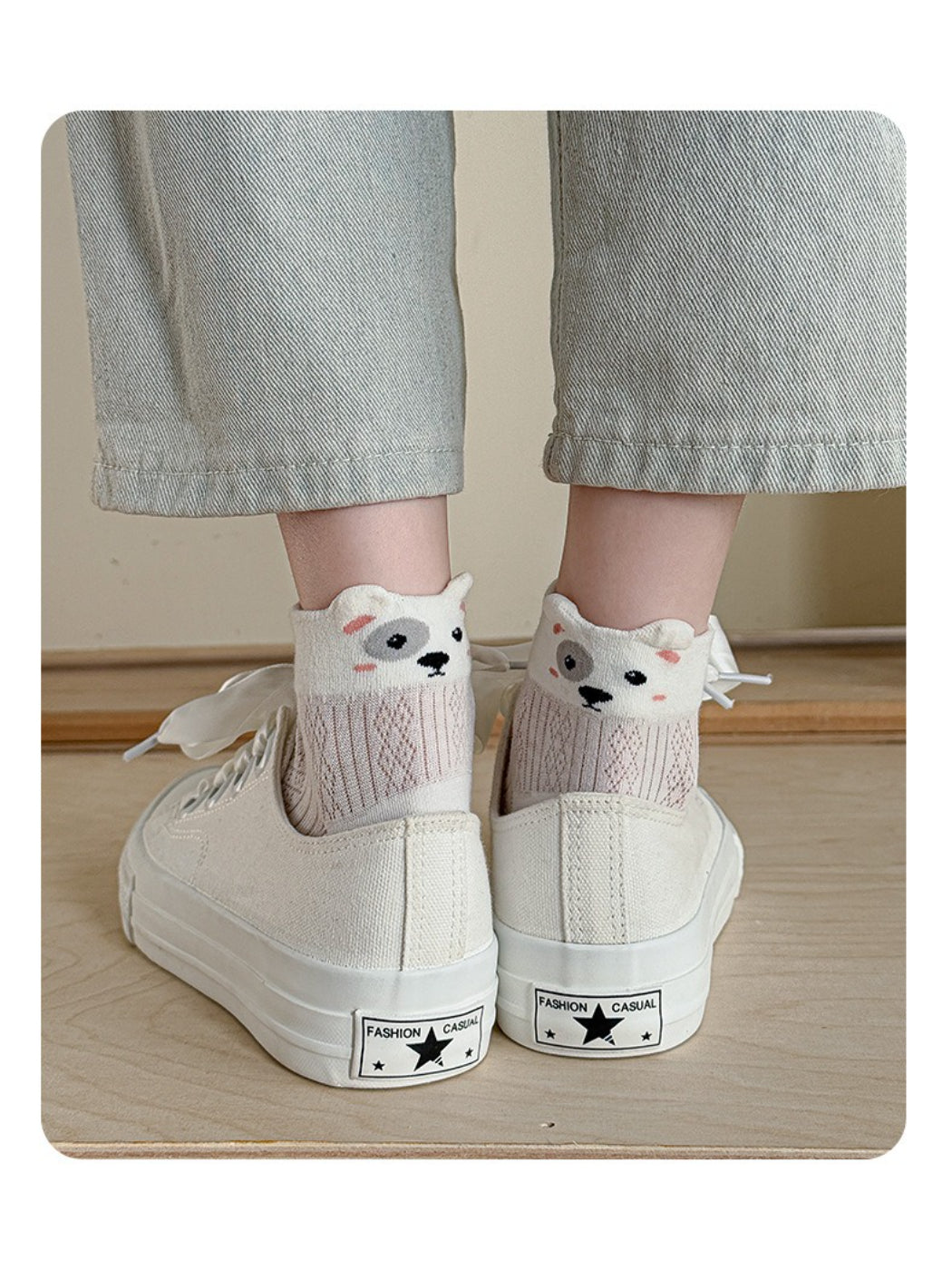 Rufia - Cute Animal Face Ankle Socks product image 9