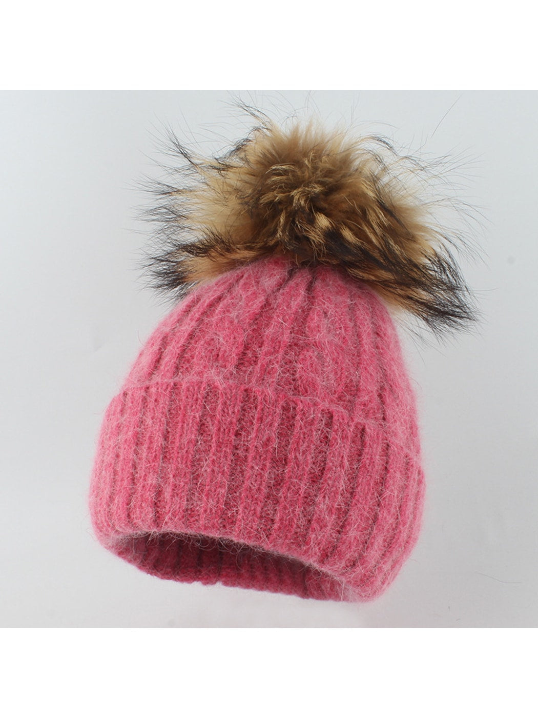 Haila - Thickened Ribbed Cuff Winter Knit Beanie