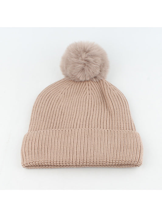 Haila - Solid Color Beanie Scarf Gloves Set
