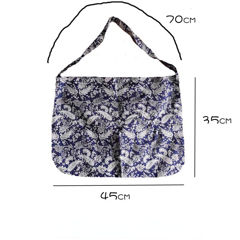 Vintage Floral Paisley Flower Tote Bag