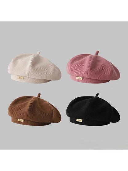 Haila - Minimal Soft Textured Classic Beret
