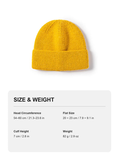 Haila - Classic Ribbed Cuffed Beanie