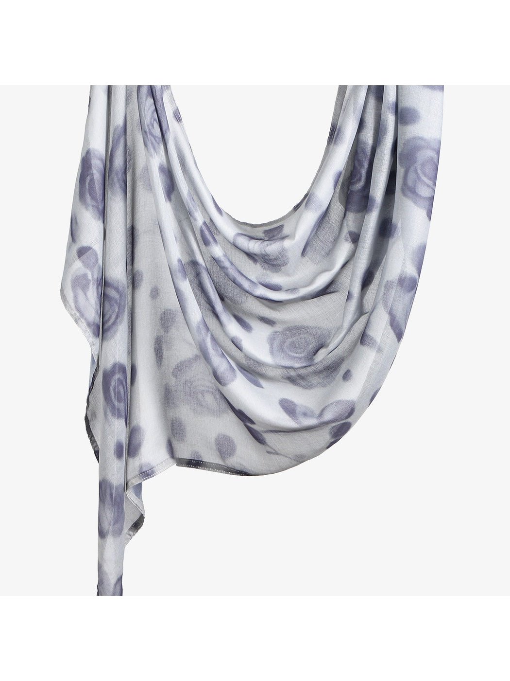 Scarvii - Elegant Rose Printed Scarf