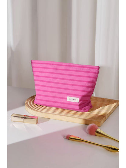 Cosbai - Classic Stripe Cosmetic Bag
