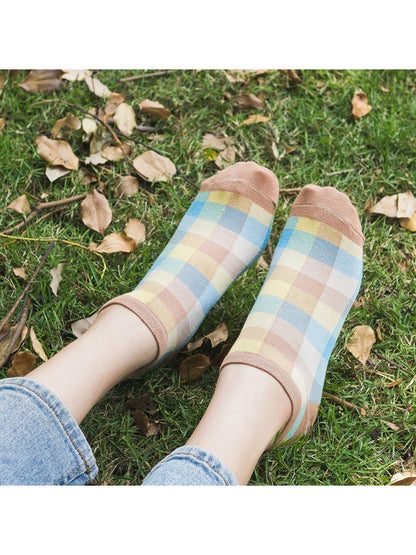 Rufia - Summer Plaid Ankle Socks