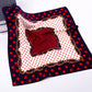 Scarvii - Vintage Polka Dot And Chain Print Scarf