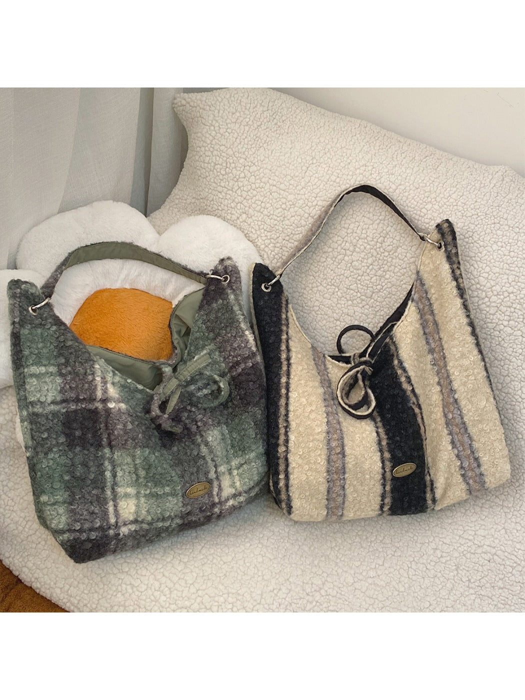 Cosbai - Double-Sided Single-Shoulder Tote Bag