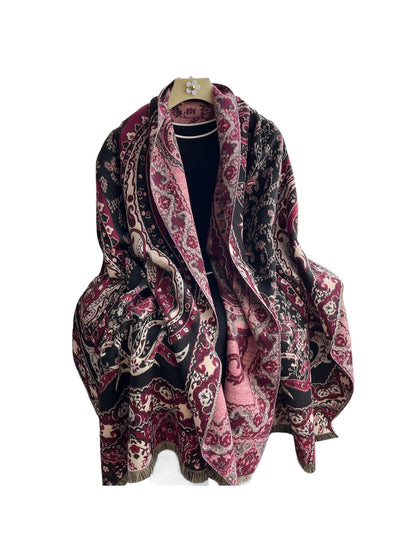 Scarvii - Reversible Paisley Print Scarf & Wrap