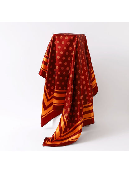 Scarvii - Elegant Polka Dot Neck Scarf