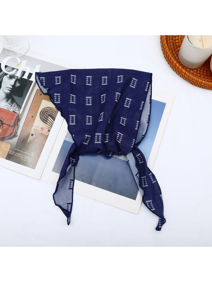Scarvii - Geometric Print Lightweight Double Sided Bandana
