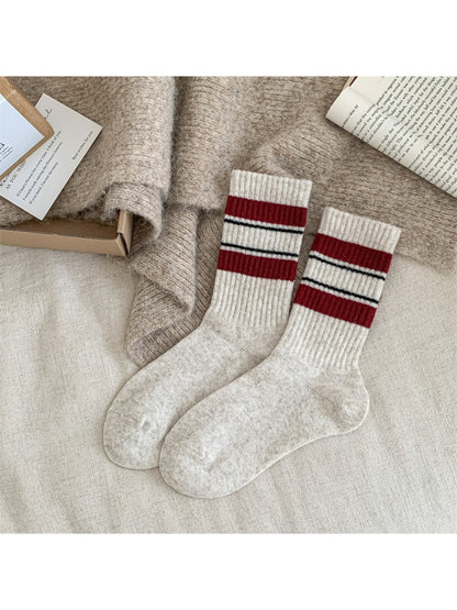 Rufia - Classic Stripe Ribbed Daily Crew Socks product image 5