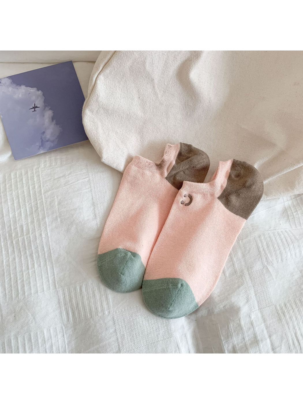 Rufia - Smile Color Block No Show Socks product image 6