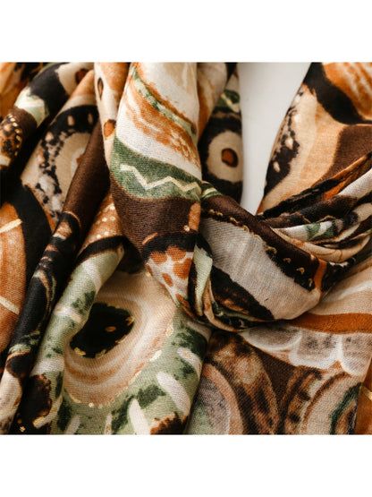 Scarvii - Soft Graphic Pattern Spring Summer Scarf