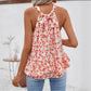 Vesty - Plus Size Floral Sleeveless Vacation Top