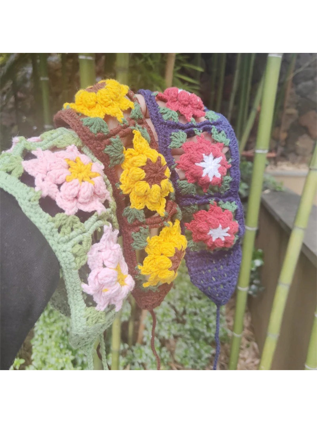 Scarvii - Crochet Daisy Hairband